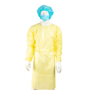 Isolation Gown and Mob Cap Disposable Hairnet Clip caps for food industry Non Woven Medical Isolation Gown Hospital Uniform