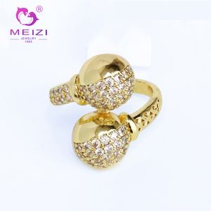 MEIZI JEWELRY Dubai Gold Jewelry  Ring for Women Luxury Dubai Jewelry