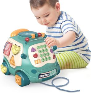 Funny Baby Multifunctional Music Telephone Toy Infant Early Educational Learning Musical Phone Car Baby Sensory Toys