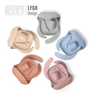100% Food Grade Silicone Bpa Free Baby Feeding Set Kids Dinner Set