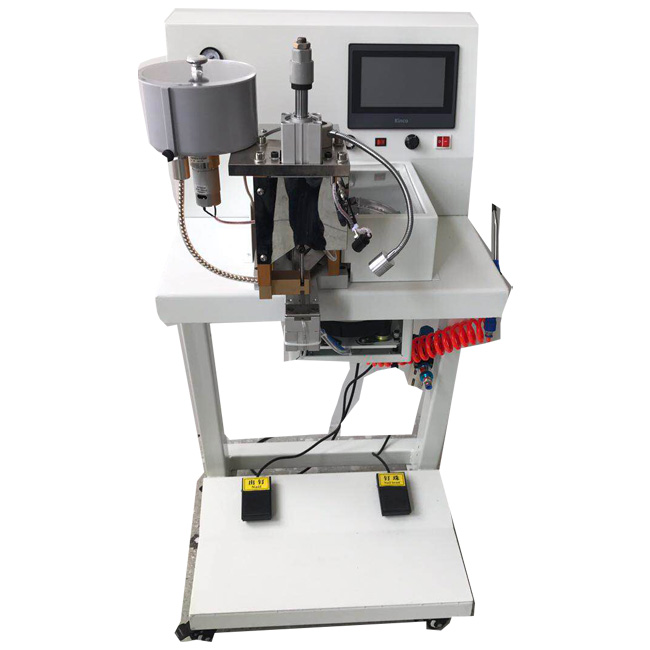 Zhecheng Hong Xin Machinery Factory Automatic pearl Setting Machine single head rivet manual automatic stone bead pearl attaching setting fixing machine