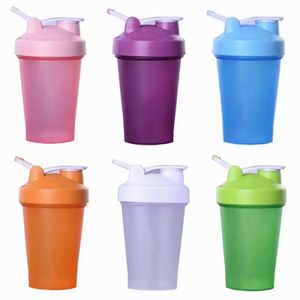Hot Sale Custom Plastic Protein Shaker Bottle 400/600 ML Gym Water Bottle With Mixer Ball Fitness Water Cup