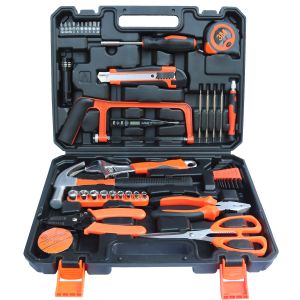 45  Pieces Hand Tools Kit General Repair Hand Tool Set with Tool Box Storage Case juego de cajas de herramientas