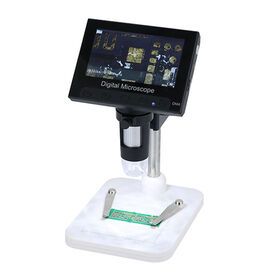 Hot Products to Sell 500x hd usb digital microscope with led light of 4.3" screen