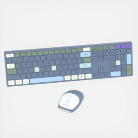 Portable Ultra Thin Mute Wireless Keyboard And Mouse Combination 2.4ghz Pc Tablet Notebook Wireless Keyboard And Mouse Set