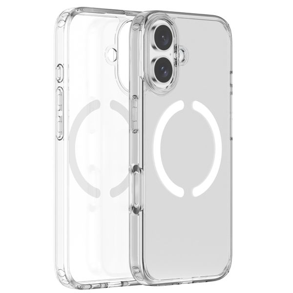 Wholesale Hot-Selling Transparent Anti-Yellow Scratch-Resistant Support Wireless Charging Phone Case for iPhone 16