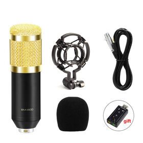condenser microphone BM-800 wired microphone  with USB sound card