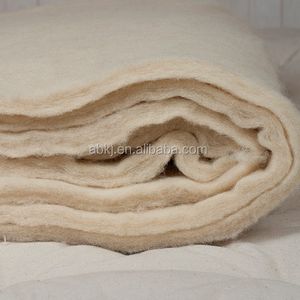 GOTS China provide 100% wool wadding/felt for filling material