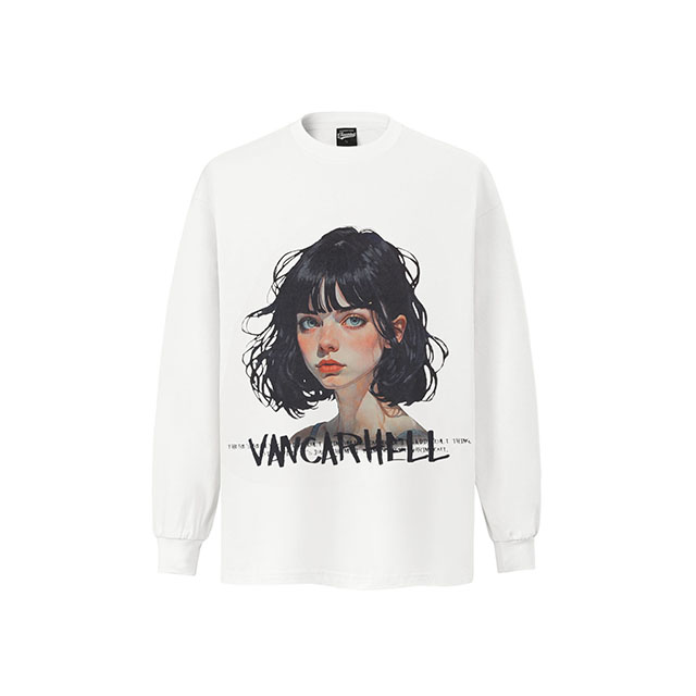Wholesale printed character cotton sweatshirt for men women