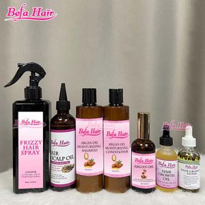 Private Label Hair Care Kit argan oil shampoo and conditioner hair growth oil hair care spray