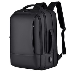 Large capacity expention backpack men's outdoor waterproof backpack business travel bag 17.3 inch computer backpack gift