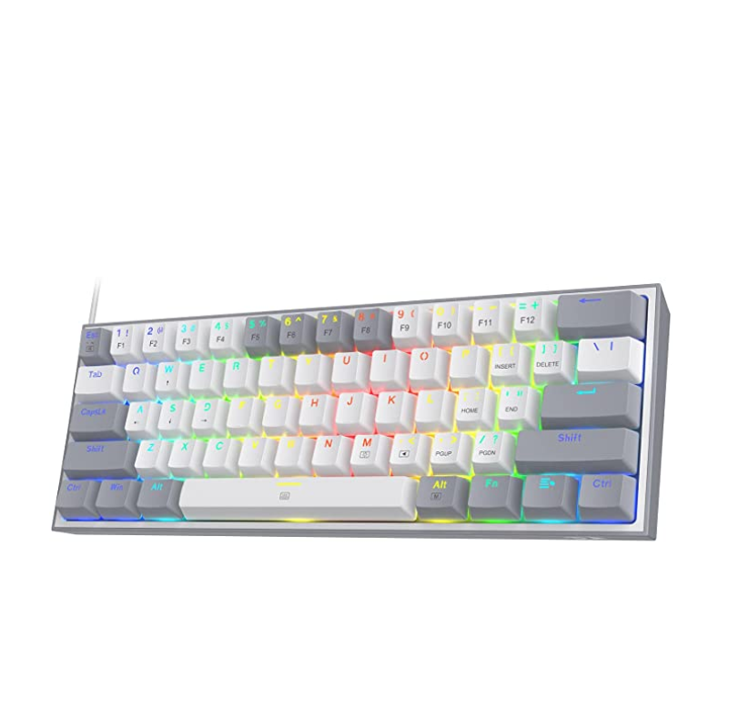 E-YOOSO Redragon K617 60% Gaming Mechanical Wired Keyboards  RGB Backlight  Gaming Keyboards gaming computer hardware & software