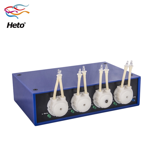 Heto Aquarium Dosing Pump Programmable Auto Titration Pump 4 Channel for Coral Marine Life Feeding