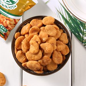 Super crunchy crab roe flavor roasted broad beans snack