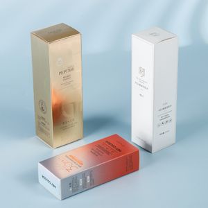 Professional Factory Custom Luxury Cosmetic Makeup Varnishing Recyclable Lip Gloss Coated Paper Packaging Boxes for skincare