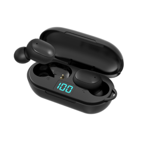 TWS Wireless Headphone Stereo Hifi LED Display Earbuds Headset v5.0 Sport Waterproof Gaming Earbuds