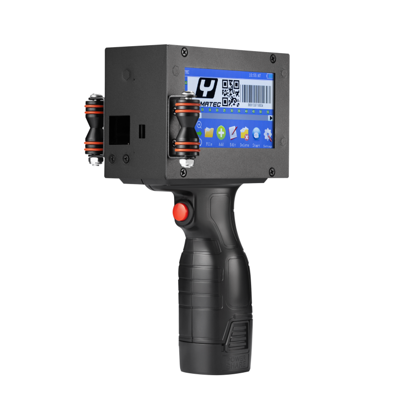 Yaomazhi (Wuhan) Technology Co., Ltd. Yaomatec 12.7mm Portable Handheld Thermal Inkjet Printer Text QR Barcode Image Batch Number Logo Date Label Coding Machine