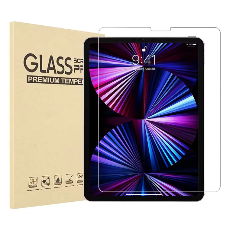 Dongguan Longjia Electronic Technology Co., Ltd. 9H Hardness HD Clear Premium Anti Scratch Bubble Free Tempered Glass Screen Protector for iPad Pro 10.5 Mini 6 5 4