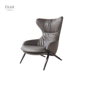 EKAR FURNITURE leather comfortable leisure chair modern furniture living room chair