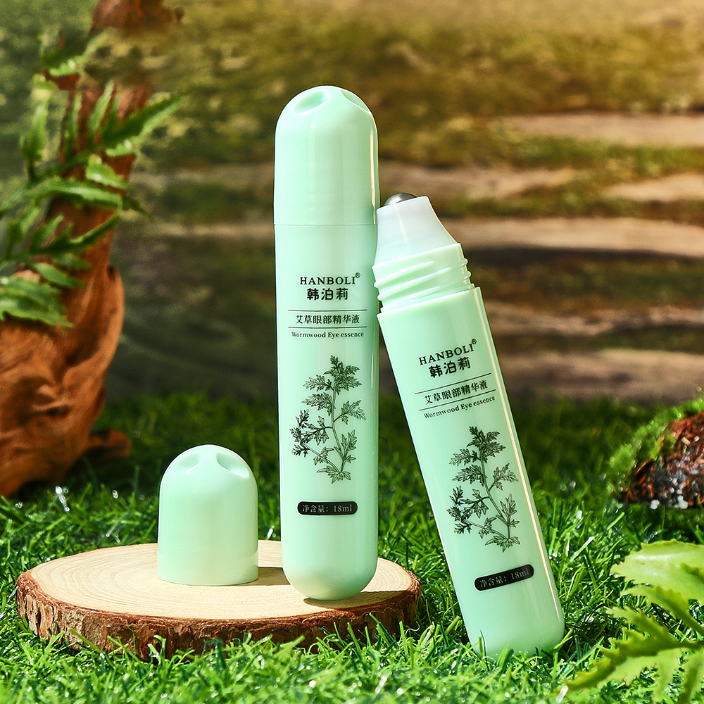 Wormwood Eye Essence Moisturizing Improve Dark Circles Roll-on Design Tender Portable Eye Care Serum