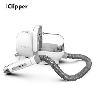IClipper LM1 Pet Grooming Vacuum with Clippers Trimmers Deshed Brush Dog Cat Hair Remover Tools Kit