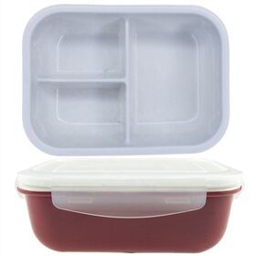 Ceramic Sealing Fresh-keeping Bento Lunch Box with Plastic Cover for Adults