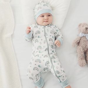 95%Bamboo 5%Spandex Newborn Baby Jumpsuit Soft Romper For Baby Long Sleeve Baby Pajamas