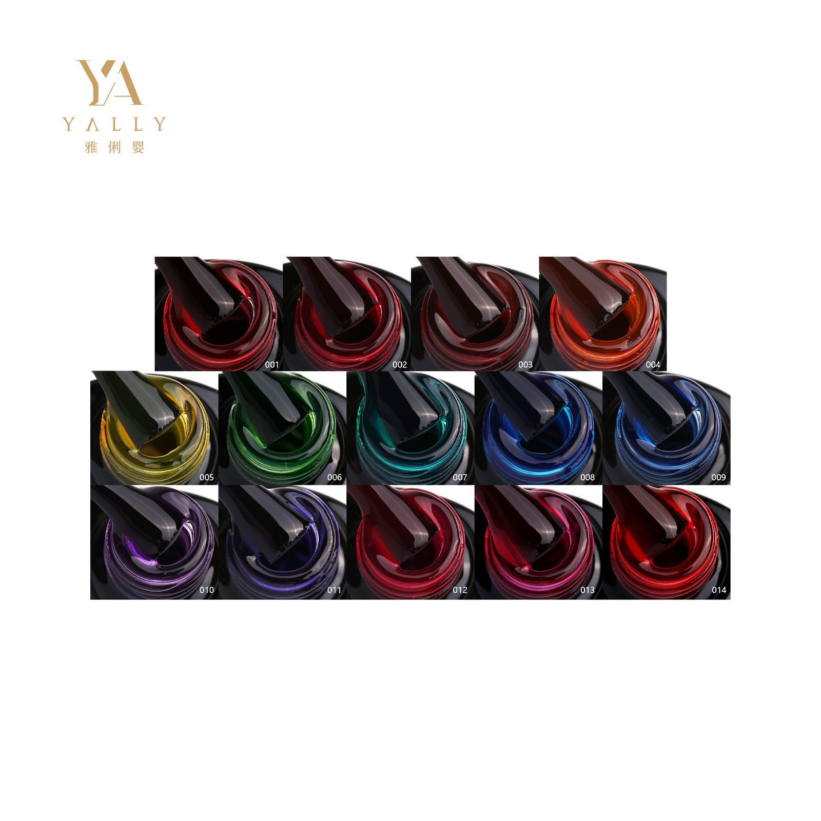 Guangzhou Yalybaby Technology Company Ltd. Shiny semi-transparent glass color UV gel polish soak off for Salon Nail Art Design
