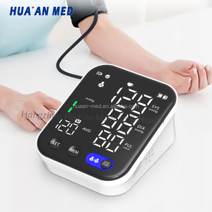 Type C LED Display Voice Readout Cuff Medical Electronic Upper Arm BP Digital Blood Pressure Sphygmomanometer Machine Monitor