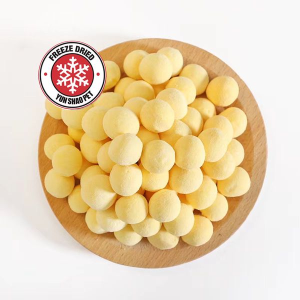 LOW MOQ  OEM private label  pet treats freeze dried quail egg yolk