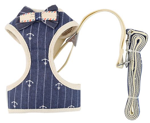 Breathable mesh vest no pull pet dog harness and leash set