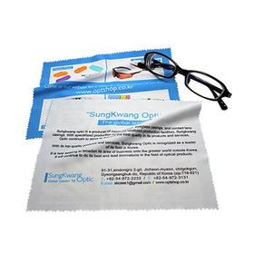 Microfiber mesh cleaning cloths in various colors, sizes, logos, SGS and MSDS reports