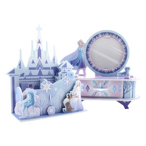 OEM Colorful Puzzle Pieces 3D Puzzle Games Customizable Educational Toy 4pcs Eps cartoon frozen castle puzzle