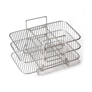 Air Fryer Grill 304 stainless steel rectangular mesh rack multi-layer dehydrator rack Toast rack Air fryer accessories
