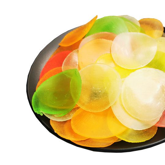 Wholesale Colored Red Peeled Prawn Cracker Chinese Snacks
