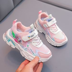 Leisure Sport Shoes Footwear Running Children Girl Fashion Sneaker Sneaker for Girl Shoe Wholesale OEM New EVA Solid Mesh Girls