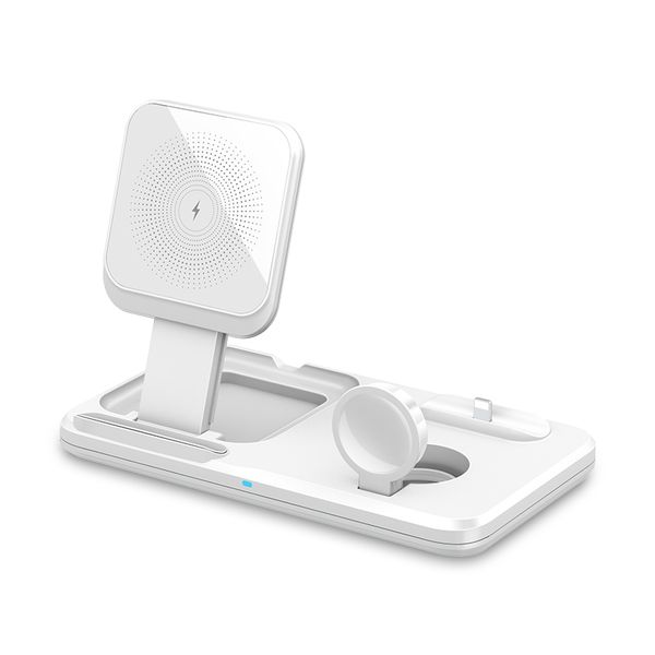 Premium quality 15W fast charging 3 in 1 foldable wireless charger for watch airpods and phones