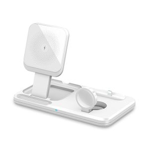 Premium quality 15W fast charging 3 in 1 foldable wireless charger for watch airpods and phones