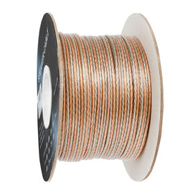 Flexible  Transparent Cable  2 Core Copper Cable Speaker  Wire  12/14/16 Gauge Coaxial cable