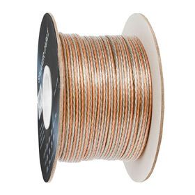 Flexible  Transparent Cable  2 Core Copper Cable Speaker  Wire  12/14/16 Gauge Coaxial cable