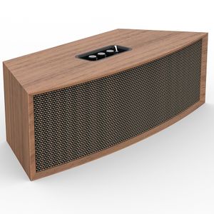 50W Optical RCA ARC AUX OUT input Volume treble bass Adjustable retro sector looking Stereo Sound Active Desktop Speaker