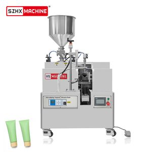 Manufacturer Cheap Hand Cream Tube Filing and Sealing Machine with Date Printing