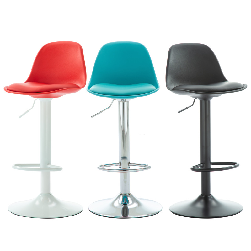 Foshan Leyi Network Technology Co., Ltd. Hot Sales Commercial High Bar Stool Height Barstools Adjustable Swivel Bar Chair Stools with Backrest for Kitchen Bar