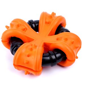 Pet Toy Rubber Nylon Tough Tug Dog Chew Toy Interactive Dog Ring Factory Recycled Safe Natural Shenzhen Sustainable 3 - 7 Days