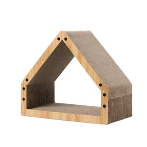 Vietnam Polygonal Corrugated Cat Scratching Board Wooden Anti-Scratching Sofa Cardboard Lounger Pet House