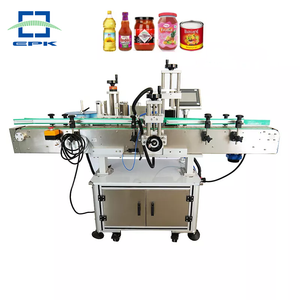 High Precision Vertical Round Bottle Labeling Machine with Fixed Positioning