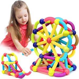 3D Puzzle Educational Toys Large Building Magnetic Ball and Rod Construction blocks Set