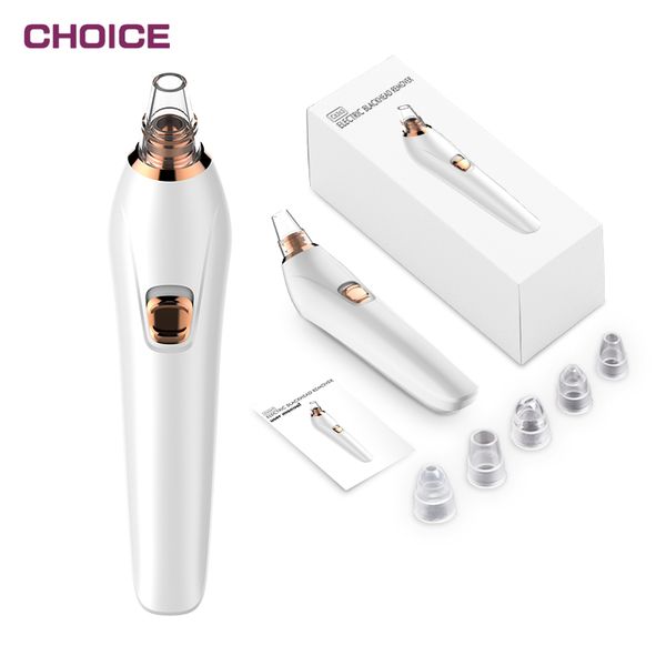 New Arrival Facial Pore Cleaner Nose Suction Blackhead Remover Machine Electric Blackhead Remover Face Silicone Beauty Blender