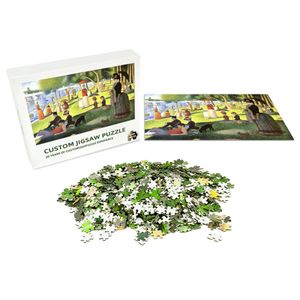 Manufacturer Custom High Quality Brain Teaser Puzzle 100 Pcs 500 1000 2000 5000 Pieces Recycled Paper Cardboard Jigsaw Puzzles