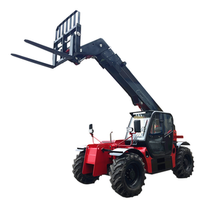 CE Handing Equipment 4Ton 13m Telescopic Wheel Load Forklift Telehandler for Construction with Diesel Engine